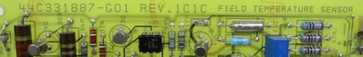 USED GENERAL ELECTRIC 44C331887-G01 FIELD TEMP BOARD REV 1C1C 44C331887G01