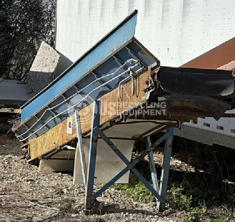Used RICE LAKE FABRICATORS INCLINED CONVEYOR Conveyors | US Recycling Equipment #474266