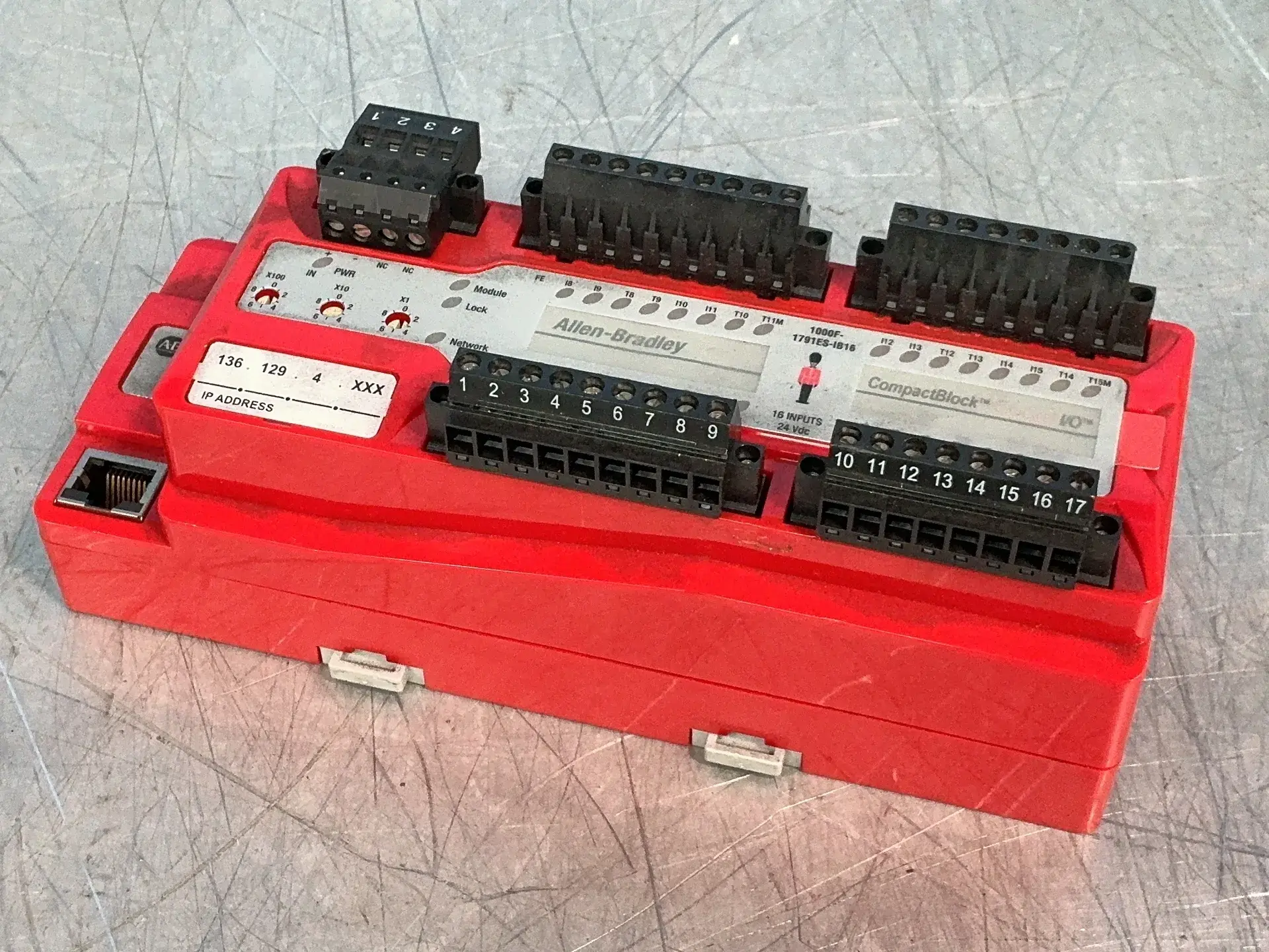 Used 2015 ALLEN BRADLEY 1791ESIB16 PLC Input & Output Ohio US | HGR 24 #1326200
