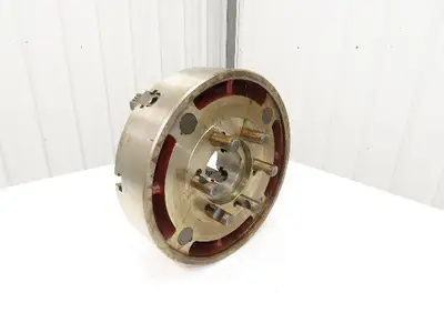 Bison 4-Jaw Independent Manual Lathe Chuck 16" OD 4" ID With Key 0318 98