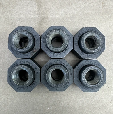 1/2" 3000 Threaded (NPT) Union SA/A105 Forged Steel Fitting || (6) NOS 🇺🇸