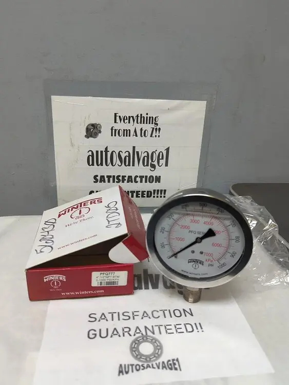 New | in-Stock WINTERS PFQ777 Universal Pressure Meters Ohio US | Surplus Asset Holdings #1236083