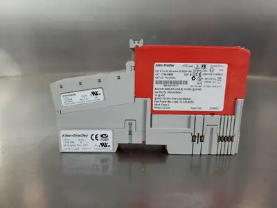 USED Allen-Bradley 1734-OB8S/B Safety Source Output Module w/1734-MB Base