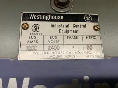 Medium Voltage Switchgear, 2400V Max., 1200A