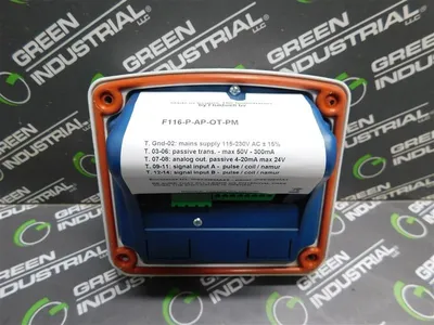 Fluidwell F116-P-AP-CX-HB-IX-OT-PM-XX-ZX Differential / Sum Flowcomputer New