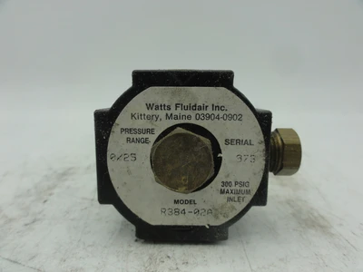 USED WATTS FLUIDAIR INC. R384-02A