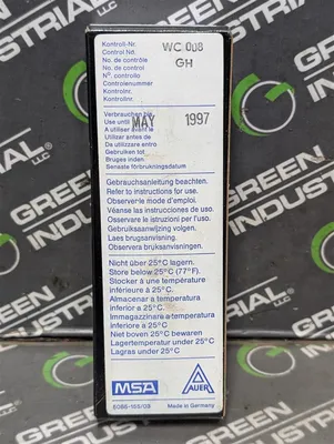 Auer / MSA 497606 100-3000 PPM CO₂-100 Glass Detector Tube Set New NIB