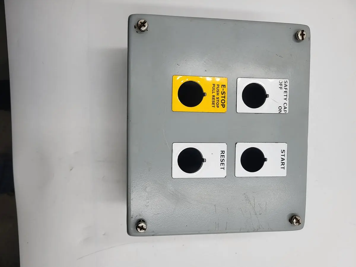 USED HOFFMAN HOFFMAN E4SPBG SEALED ENCLOSURE BOX 6" X 7" X 2-3/4"