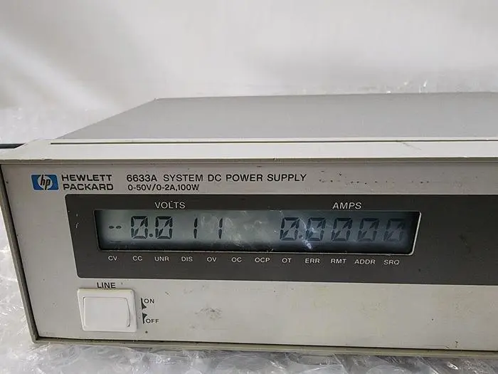 HEWLETT PACKARD 6633A SYSTEM DC POWER SUPPLY