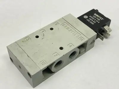 L22BA452B000061 | Numatics  Pneumatic Solenoid Pilot Valve 4-Way 24VDC - Used