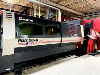 Used AMADA ENSIS 3015 AJ FIBER Laser Cutters Illinois US | Machine Factory Outlet #1262738