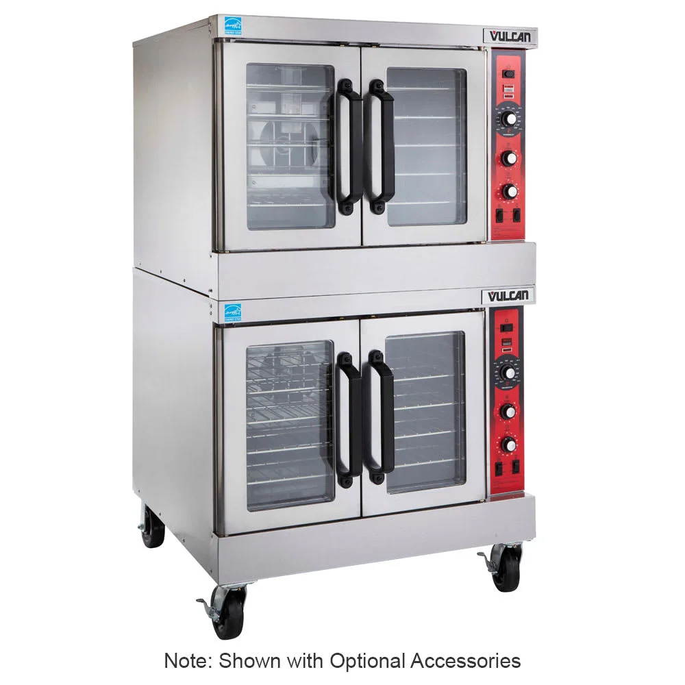 Vulcan SG44 Double Full Size Natural Gas Convection Oven - 60,000 BTU