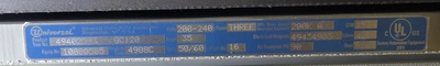 USED 2019 UNIVERSAL INSTRUMENTS R4988C