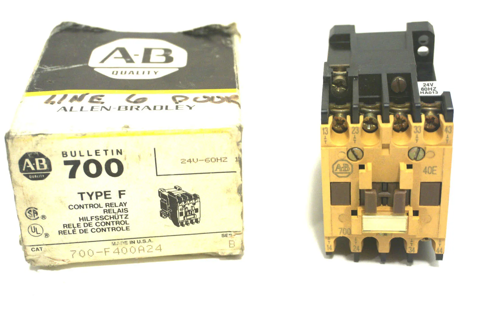 NEW ALLEN BRADLEY 700-F400A24 CONTROL RELAY 700F400A24