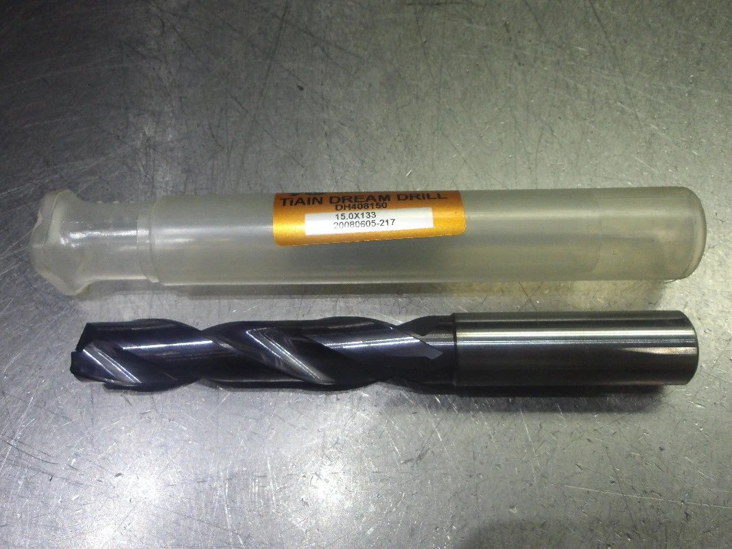 YG 15mm Coolant Thru Carbide Drill 16mm Shank DH408150 (LOC2703D)
