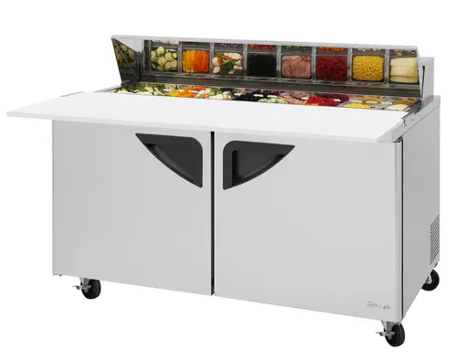 Turbo Air TST-60SD-16-N 60 1/4" Super Deluxe Sandwich/Salad Prep Table w/ Refrigerated Base, 115v