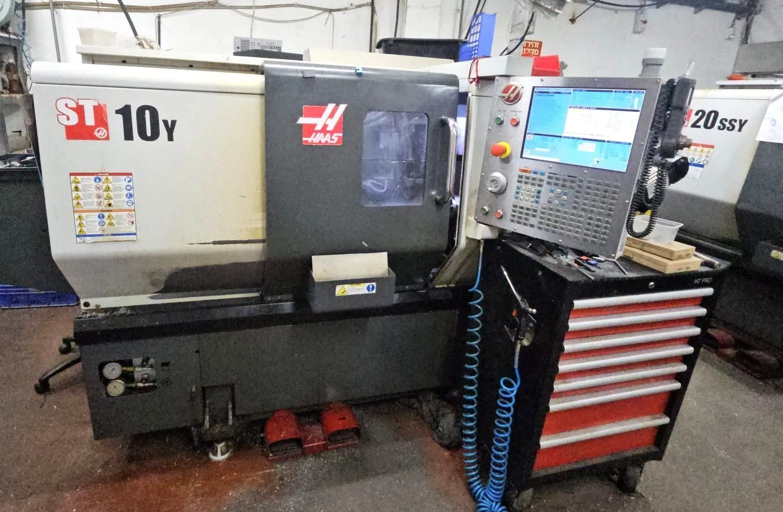 HAAS ST-10Y CNC 4-AXIS TURNING CENTER WITH MILLING & Y-AXIS, New 2016