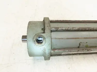 T-J Steel Round Body Tie-Rod Pneumatic Air Cylinder 4" Bore 6-1/2" Stroke
