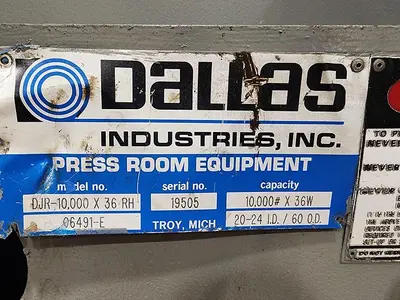 USED DALLAS DJR-10,000 X 36 RH