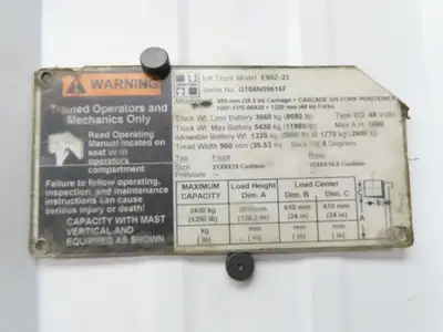 Danaher Motion TSW 112/4-195 DC Hydraulic Pump Motor Hyster E60Z Forklift 36/48V