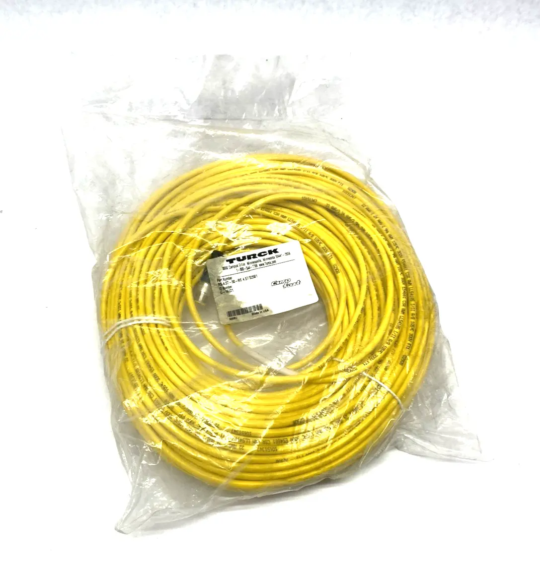 New | in-Stock Turck Eurofast RFID Extension Cable 50m Length U-16121 Misc Electrical & Power Parts Michigan US | Maverick Industrial Sales #1400696