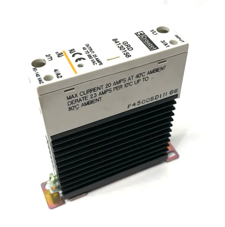 Used CROUZET SOLID STATE RELAY SCR OUTPUT 22.5MM, DIN RAIL MOUNT Relays & Switches Michigan US | Maverick Industrial Sales #1090042