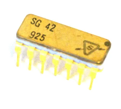 11 NEW SYLVANIA SG 42 GOLD INTEGRATED CIRCUITS SG42 1944600A101