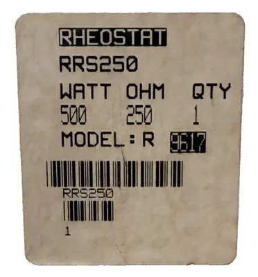 NEW OHMITE RRS250