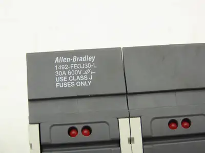 Allen Bradley 1492-FB3J30-L Fuse Holder 30A 600V 3 Pole Class J Ser B Lot of 3