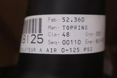 TOPRING 52.360 REGULATOR 1 (2-125) HIFLO - STOCK GF1028