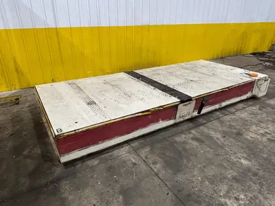 20 TON (40k LBS) DENSON MODEL #ST-1620 DIE LIFTING TABLE & FLIPPER PLATFORM: YOBRO #24187