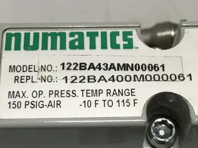 USED NUMATICS 122BA43AMN00061