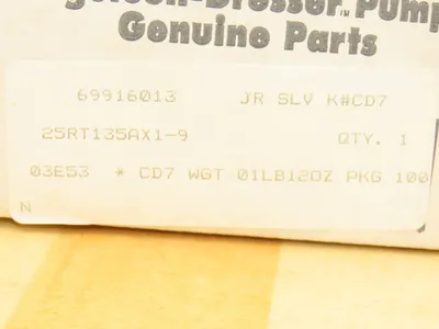 Ingersoll Rand 25RT135AX1-9 Dresser Pump Rebuild Kit SS Sleeve Packing Bushing