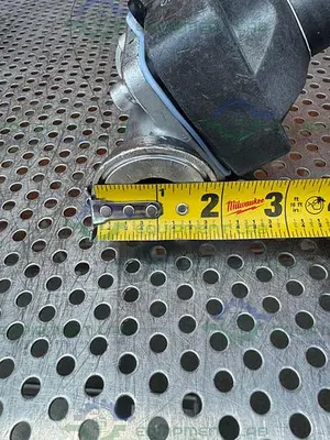 USED ITT / GRINNELL 316L STAINLESS STEEL DIAPHRAGM VALVE W/ 1" SANITARY FITTING