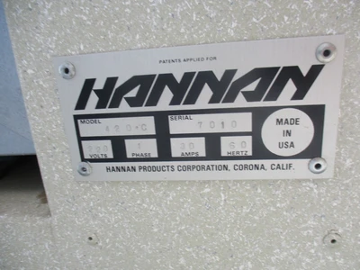 Used HANNAN 320-C Wrapping Machines California US | TNT Industrial #1321839