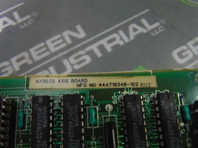 General Electric AXS03B CNC Axis Board 44A719348-102 44A723614-001R01/2 Used