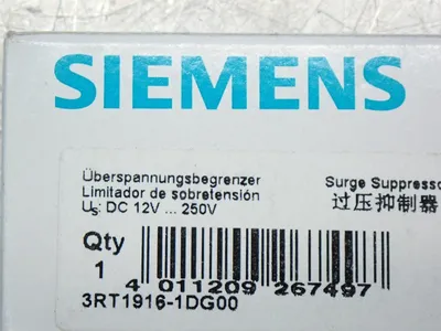 New | in-Stock SIEMENS 3RT19161DG00 Surge Protectors Ohio US | HGR 24 #756379