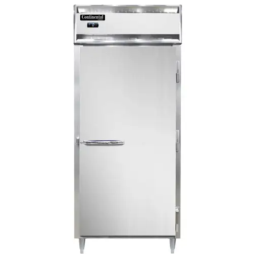 Continental D1FXN 36 1/4" Designer Line One Section Reach In Freezer, (1) Right Hinge Solid Door, 115v
