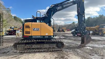 Used 2024 HYUNDAI HX145A LCR Crawler Excavators South Carolina US | National Equipment Dealers #1422296