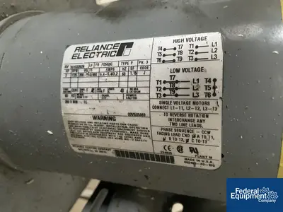 USED DAY 150 Gal Day Double Arm Mixer, S/S, 125#