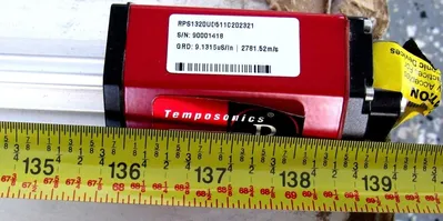 NEW MTS TEMPOSONICS RPS1320UD511C202321 LINEAR POSITION SENSOR SERIES R 135-3/4"