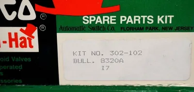 NEW ASCO 302-102 REBUILD KIT 302102