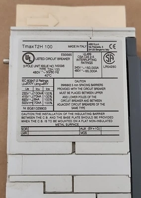 USED ABB TmaxT2H 100