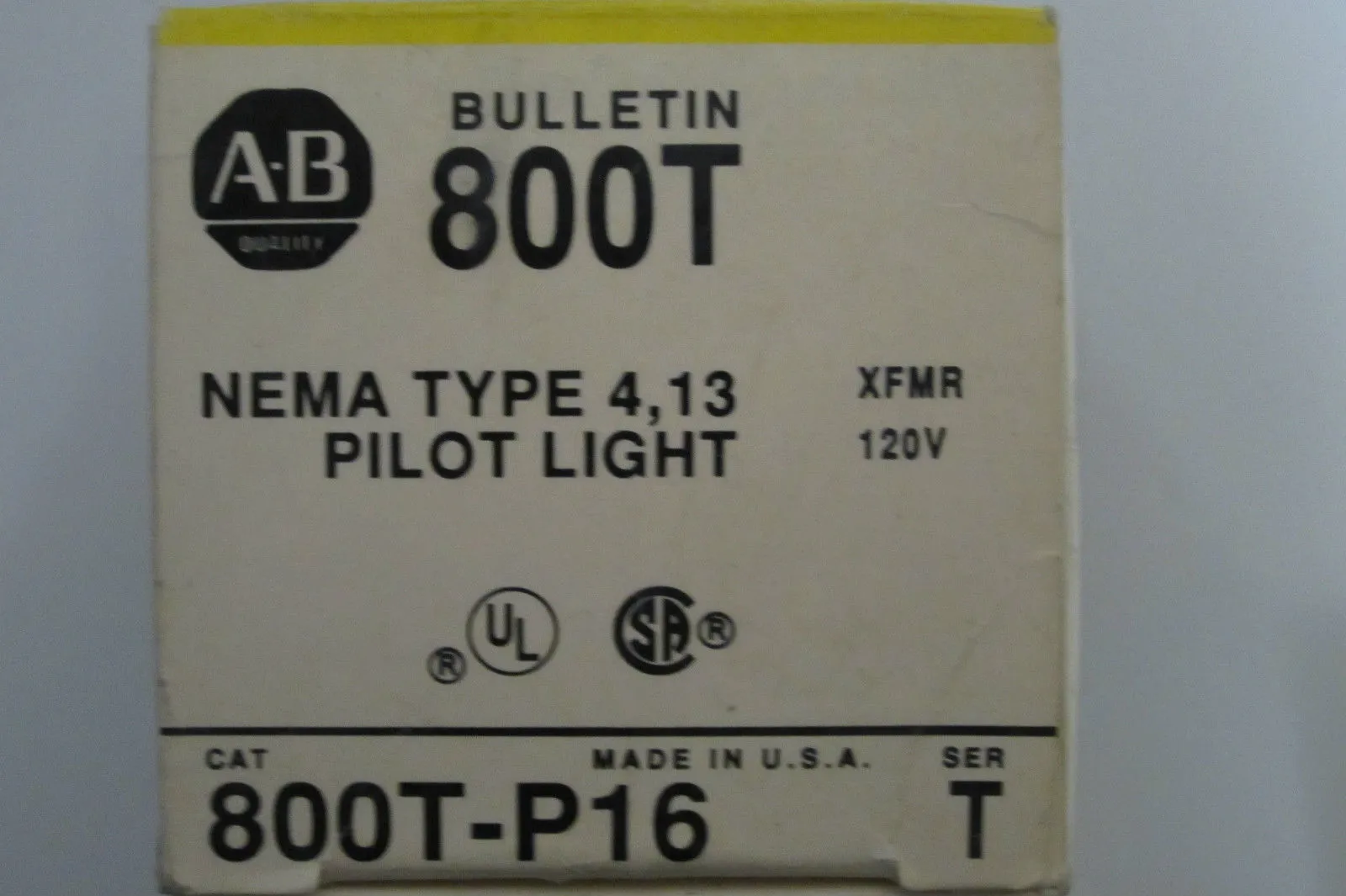 NEW ALLEN BRADLEY 800T-P16 PILOT LIGHT 800TP16