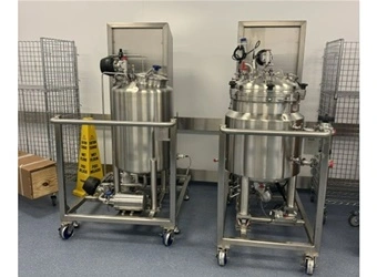 Used HOLLAND HOLLAND S/S 100 LITER VESSEL WITH 40G CIP SKID Pressure Vessels New York US | Michael Benalt Inc #1274259
