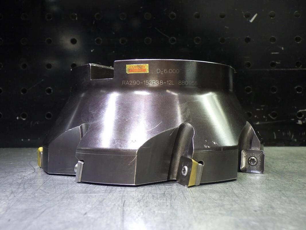 Sandvik 6" 90 Deg Indexable Facemill 1.5" Arbor RA290-152R38-12L (LOC3355)