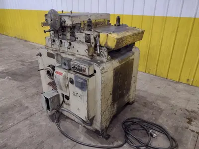 12" X .093" LITTELL MODEL #418-7PDL 7 ROLL MOTORIZED COIL STRIP STRAIGHTENER: YOBRO #24942
