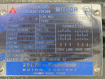 Used TECOWESTINGHOUSE AVD0026D Motors (misc) Ohio US | HGR 24 #1503694