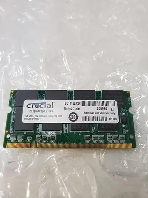 CRUCIAL CT12864X40B.Y16FY 1GB 200-PIN SODIMM MEMORY