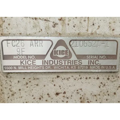 USED KICE INDUSTRIES INC. FC26